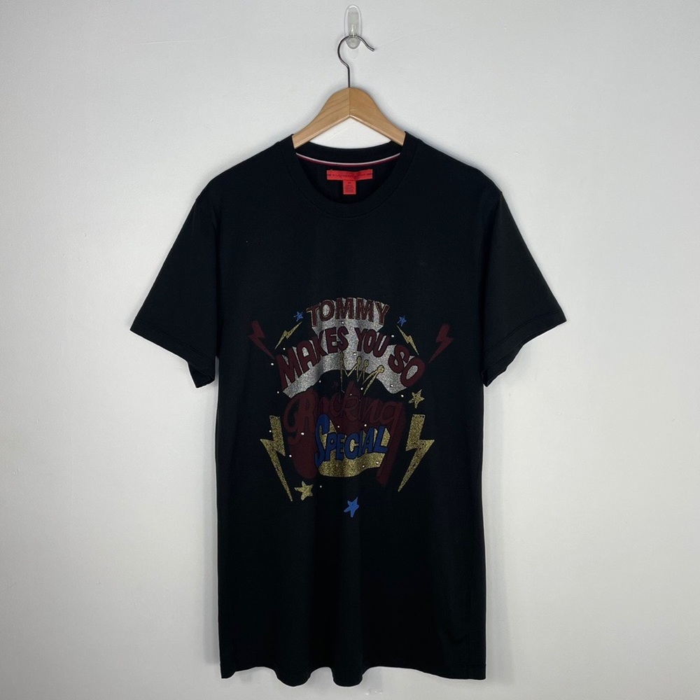 Hilfiger Collection Boyfriend Rock T-shirt Size XS